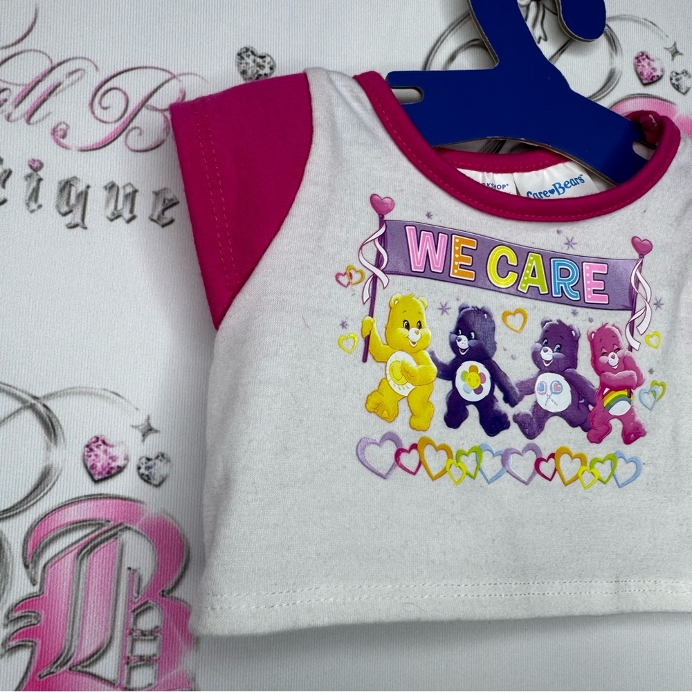Care Bears build a bear tshirt mini cute for plush or small dog / animal BNWT - Picture 2 of 6